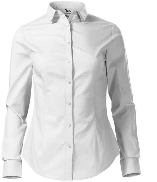 Marškiniai moterims Malfini Style Ls, balti