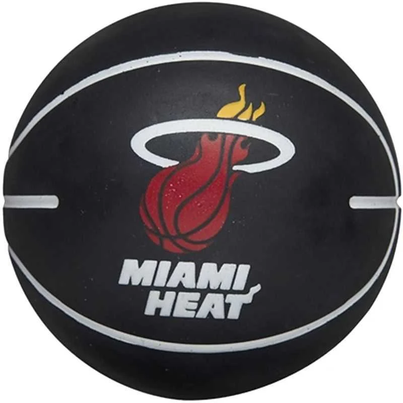 Krepšinio kamuolys Wilson NBA Dribbler Miami Heat Mini Ball WTB1100PDQMIA (rozmiar_EU-One size)