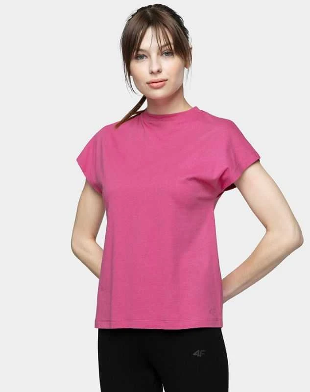 Marškinėliai moterims 4f T-shirt H4L21TSD038, rožiniai
