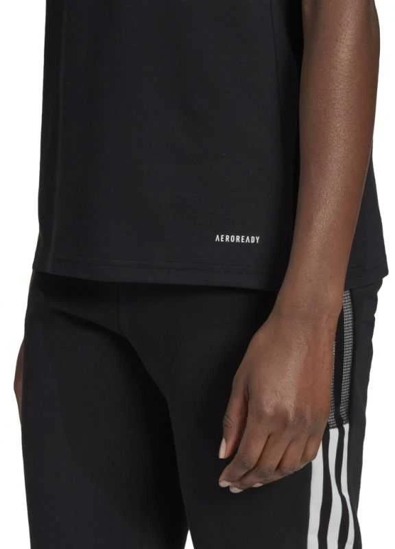 Marškinėliai moterims Adidas Tiro 21 Polo W GM7352, juodi