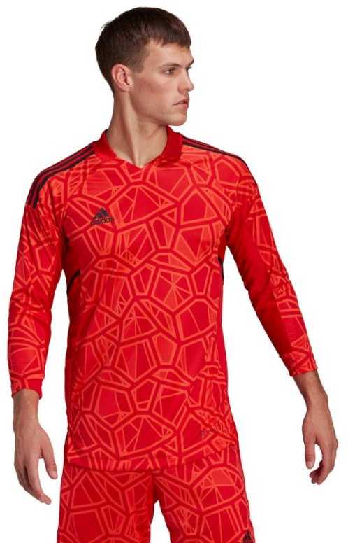 Marškinėliai bramkarska vyriška adidas Condivo 22 Long Sleeve raudona H21237 (L)