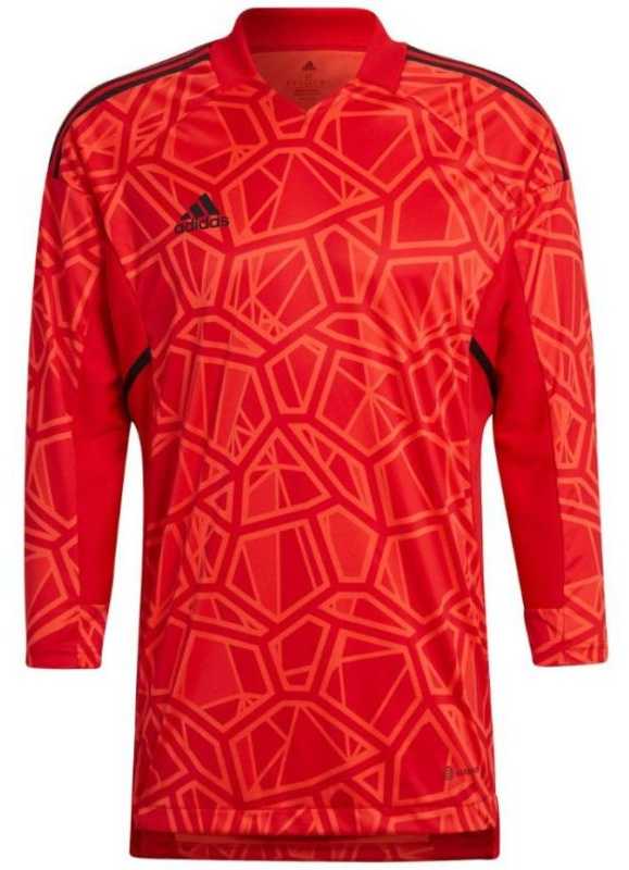 Marškinėliai bramkarska vyriška adidas Condivo 22 Long Sleeve raudona H21237 (L)