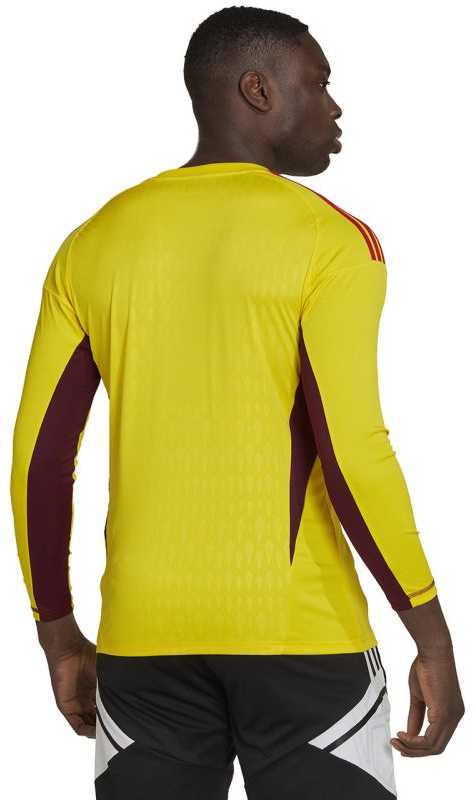„Adidas Tiro 23 Competition“ vyrų vartininko marškinėliai ilgomis rankovėmis, geltoni HK7696 (XL)