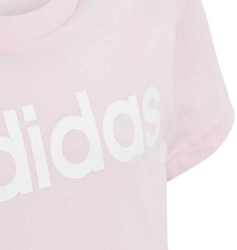 Adidas Essentials Linijinio Logotipo Medvilniniai Siauro Kirpimo Marškinėliai Jaunimui IC3152