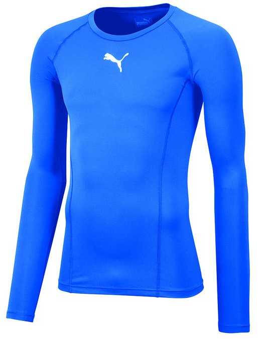 Vyriški marškinėliai Puma Liga Baselayer Tee LS mėlyna 655920 02 (XL)