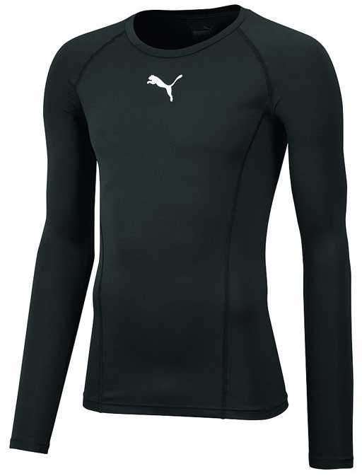 Vyriški marškinėliai Puma Liga Baselayer Tee LS juoda 655920 03 (M)
