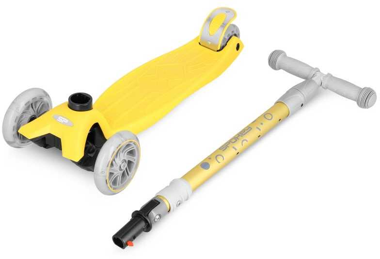 Balansinis paspirtukas Spokey Plier, geltonas
