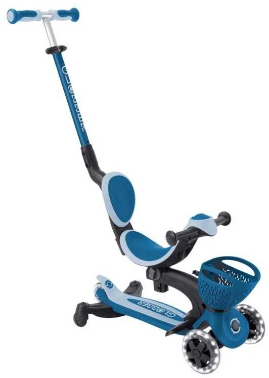 GLOBBER paspirtukas Go Up Baby Light 360, 3in1, mėlynas, 844-100