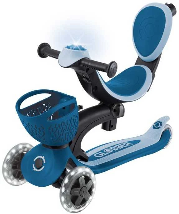 GLOBBER paspirtukas Go Up Baby Light 360, 3in1, mėlynas, 844-100