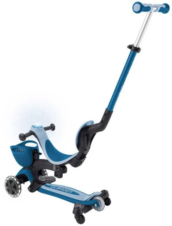 GLOBBER paspirtukas Go Up Baby Light 360, 3in1, mėlynas, 844-100