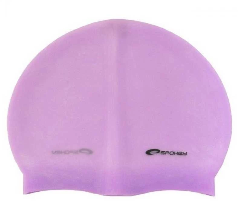 Silikoninė plaukimo kepuraitė violetinė Spokey Summer Cup