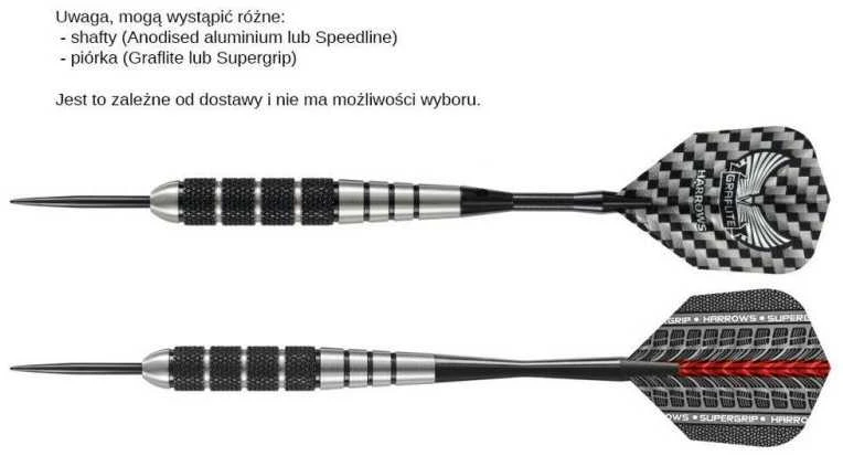 Harrows Darts Juodas JACK 9176 3x22gK