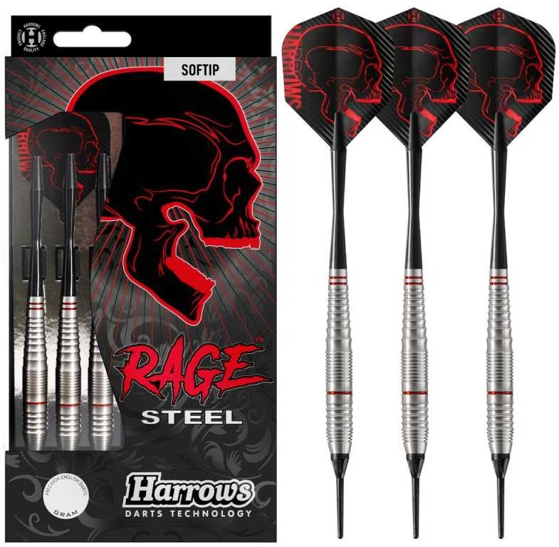 Harrows Darts strėlytės steeltip RAGE 3x23gR