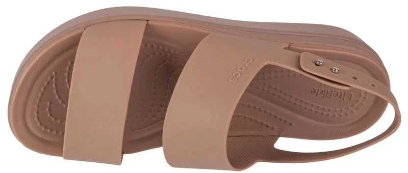Sandalai moterims Crocs Brooklyn Low Wedge smėlio sp. 206453 2EL (39-40)