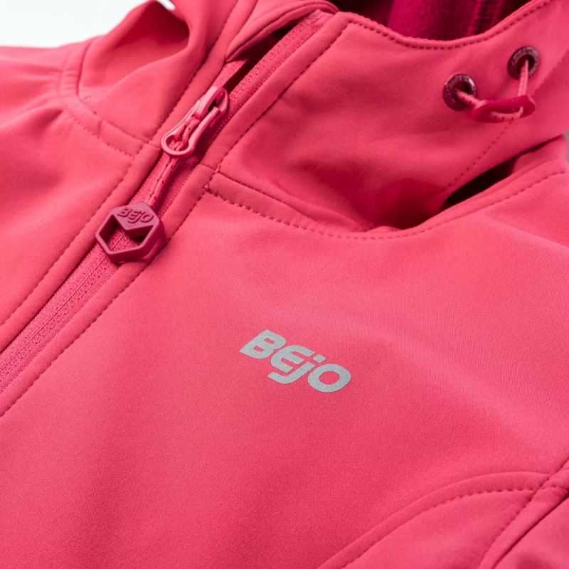 Vaikiška softshell striukė su reguliuojamu gobtuvu Bejo