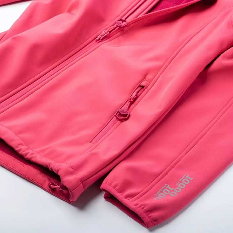 Vaikiška softshell striukė su reguliuojamu gobtuvu Bejo