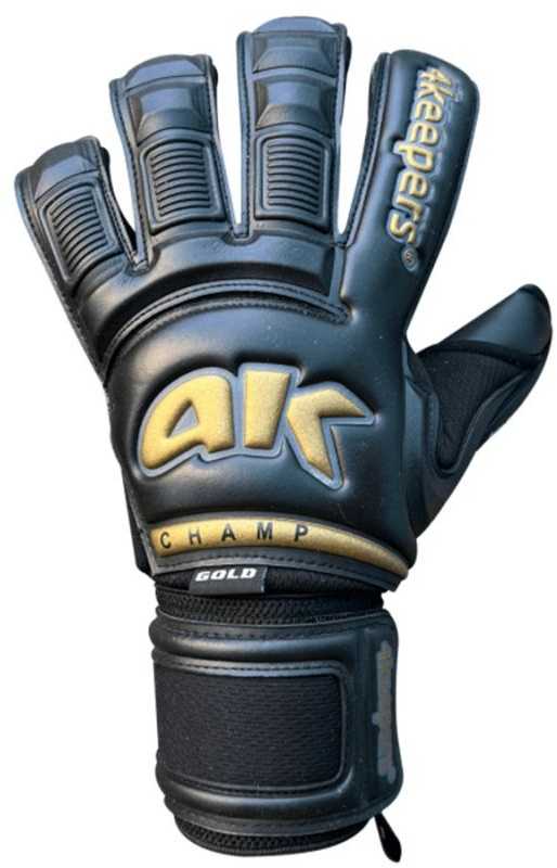 Vartininko pirštinės 4keepers Champ Gold Juodas VI RF2G, juodos