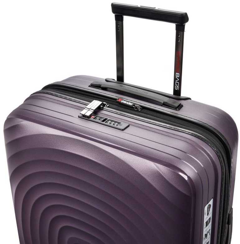 Kelioninis Vidutinio dydžio lagaminas Swissbags Echo 72- 89l 65cm polipropileno tsa kietasis lagaminas
