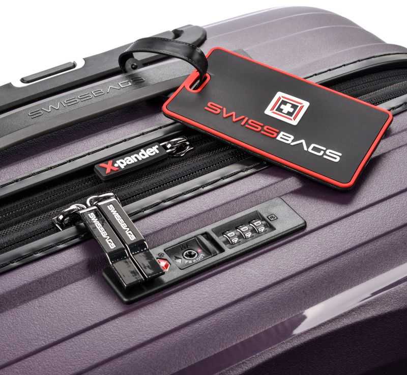 Kelioninis Vidutinio dydžio lagaminas Swissbags Echo 72- 89l 65cm polipropileno tsa kietasis lagaminas