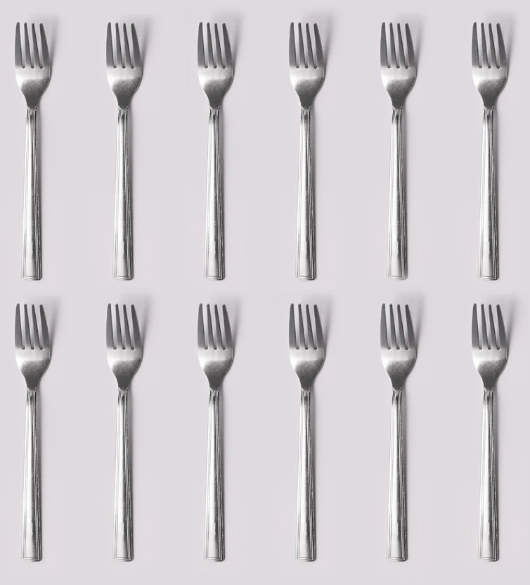 12 Bari šakučių rinkinys, 19 cm, DOMOTTI