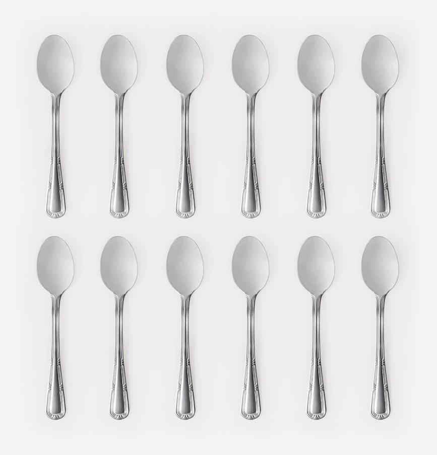 12 Natalia kavos šaukštelių rinkinys, 13 cm, DOMOTTI