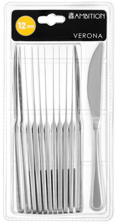 12 Verona stalo peilių rinkinys 21 cm AMBITION