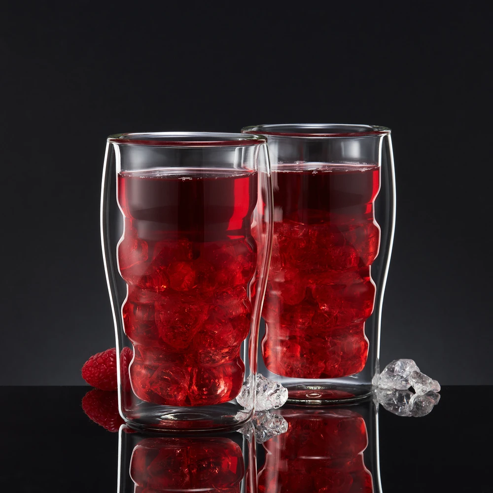 2 „Ripple“ termo stiklinių rinkinys, 450 ml, „AMBITION“