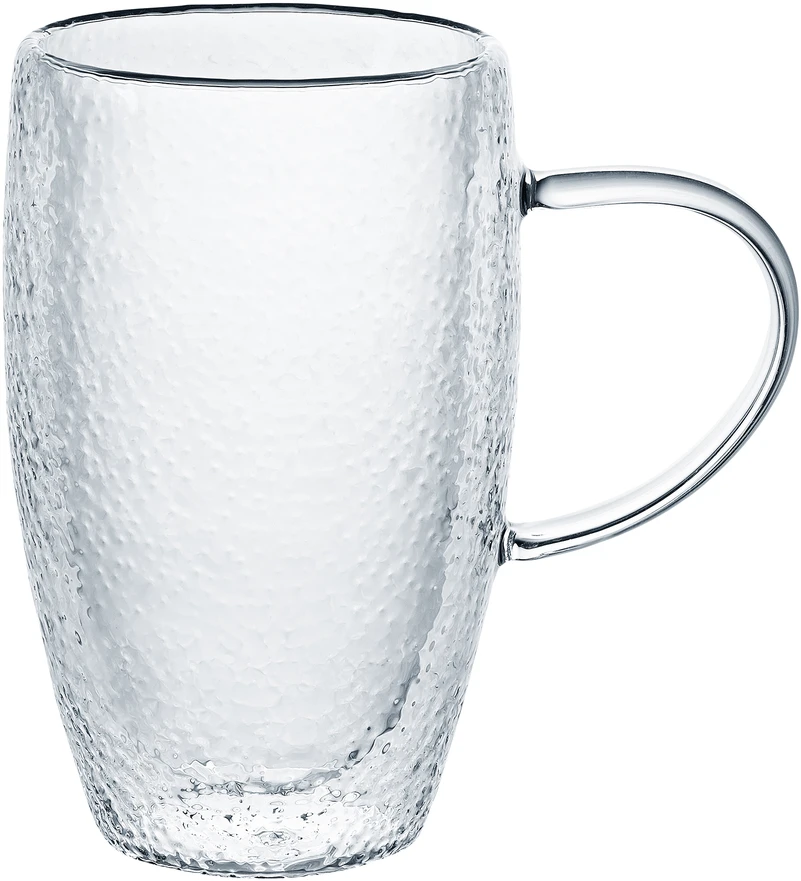 2 termo stiklinių rinkinys su rankena Bubble 450 ml AMBITION