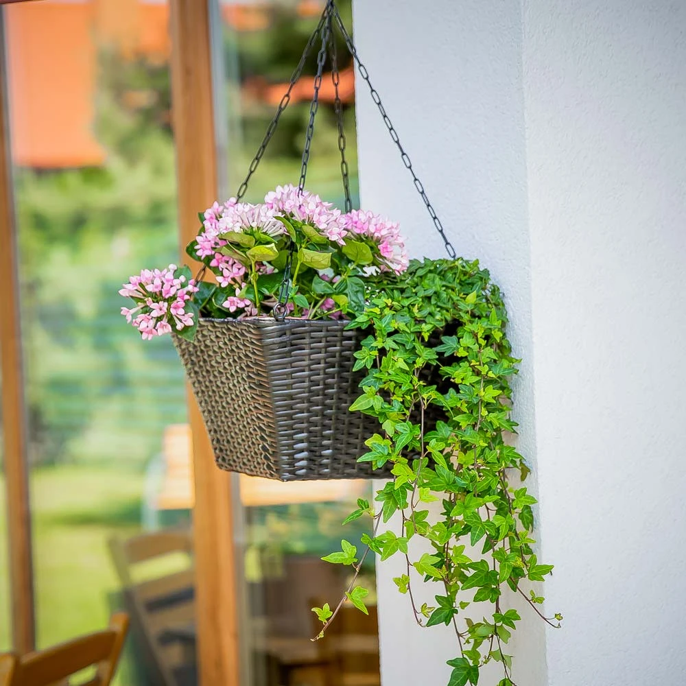 3 dalių kvadratinių vazonų rinkinys wenge PATIO