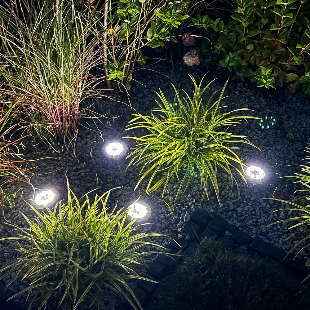 4 sodo šviestuvų rinkinys, 12 cm, PATIO, įvažiuojamas