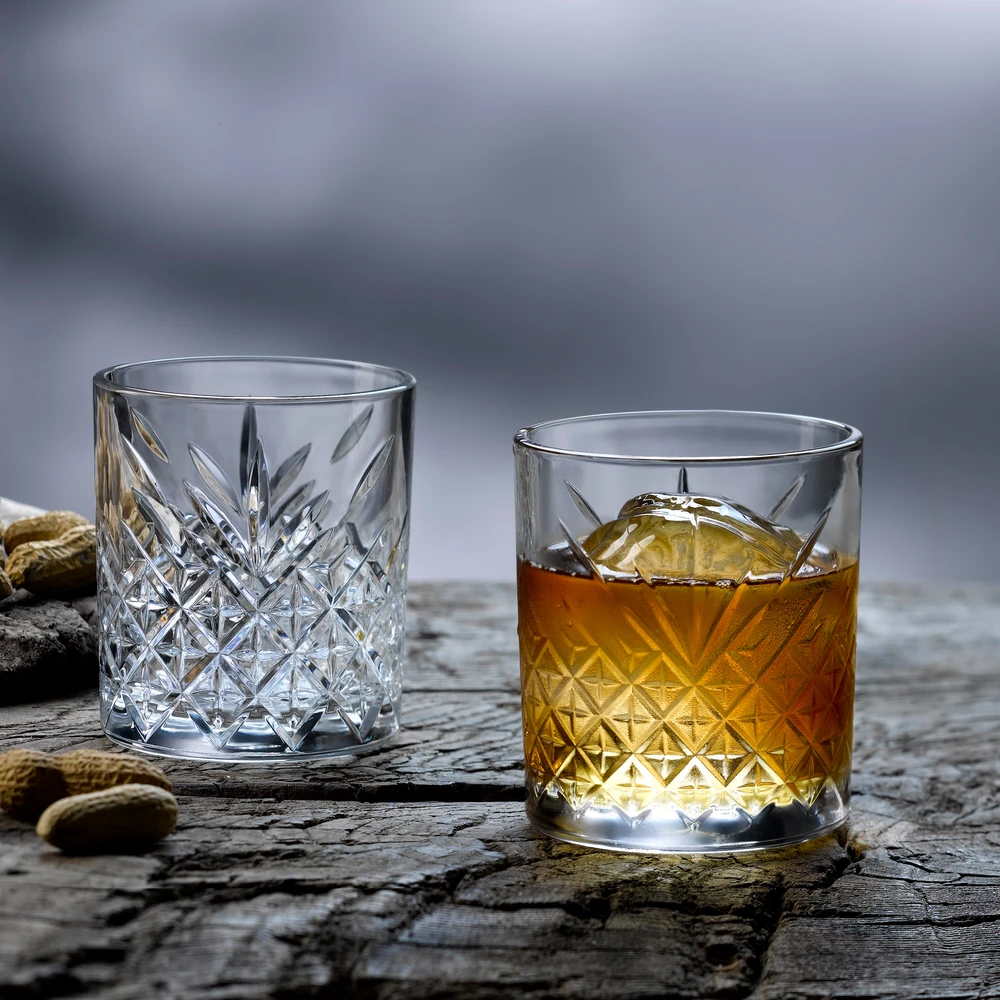 Pasabahce PIECES Žemas stiklas, 4 vnt., 345 ml