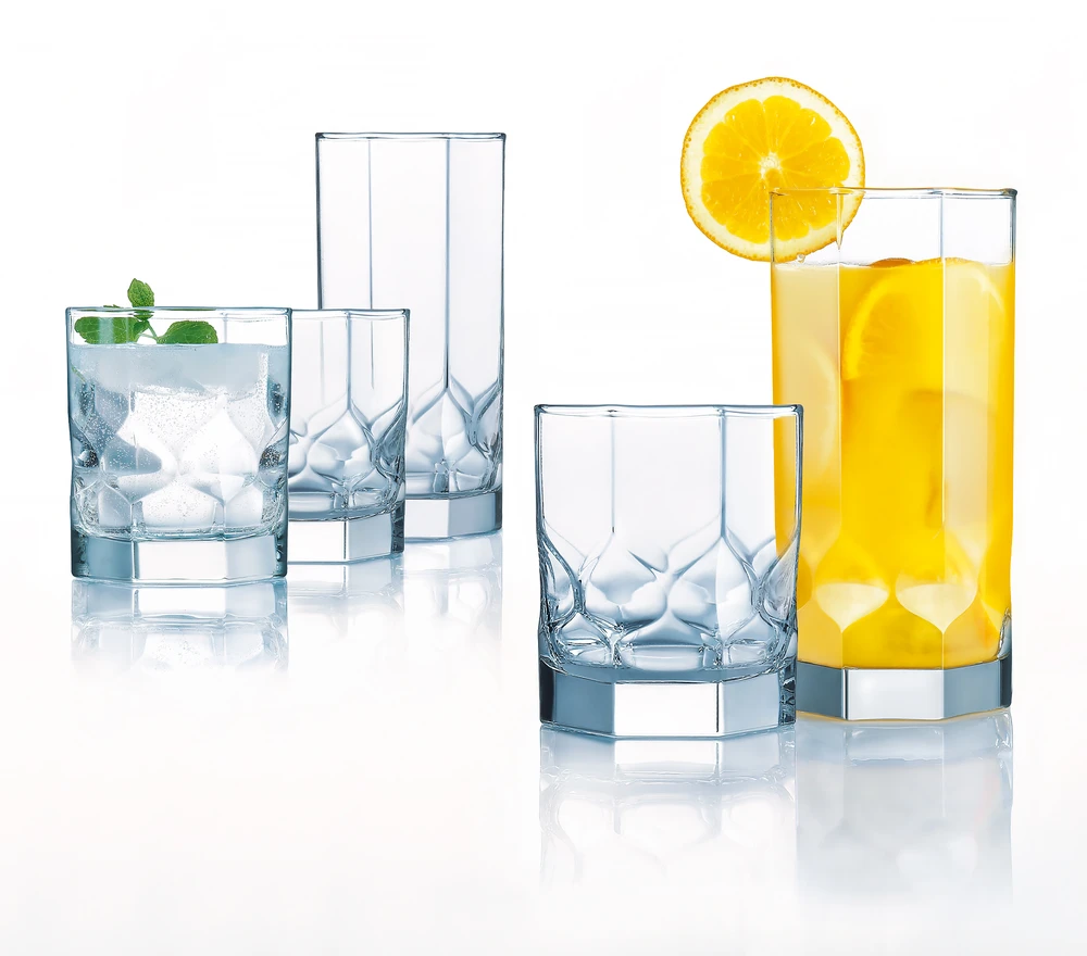 6 aukštų stiklinių rinkinys Octim Diamond 310 ml LUMINARC