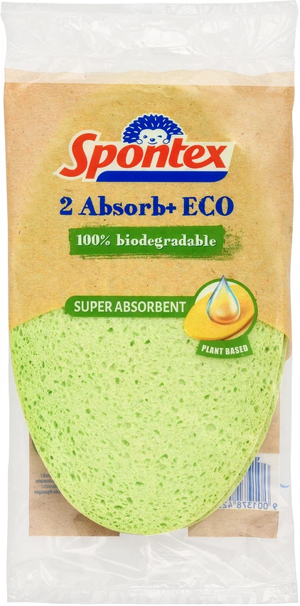 Universalios kempinės Spontex absorb+eco, 2 vnt.