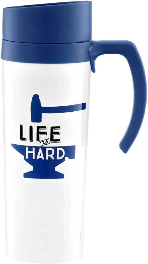 Adventure Life is Hard Thermo Mug 420 ml AMBITION