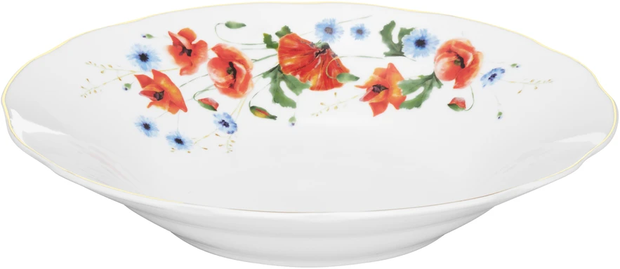 Domotti LĖKŠTĖ SRIUB 23CM POPPIES 42459