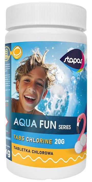 Aqua Fun chloro tablečių talpa su flamingo piešiniu