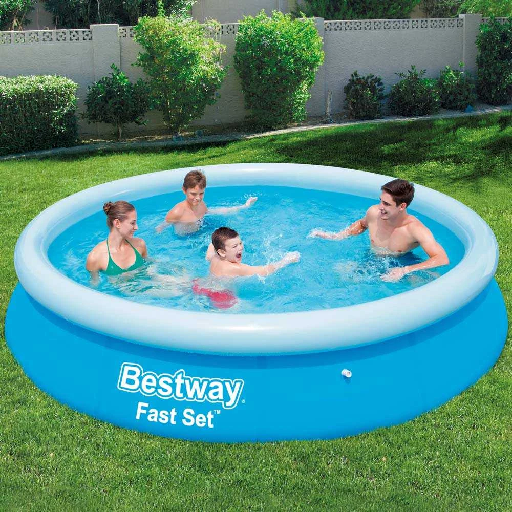 Bestway Fast Set 57273 antžeminis baseinas Pripučiamas baseinas Apskritas 5377 L Mėlyna