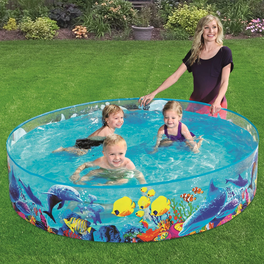 Ramstinis baseinas Bestway Fill N Fun Odyssey 55030, 183x38 cm, mėlynas