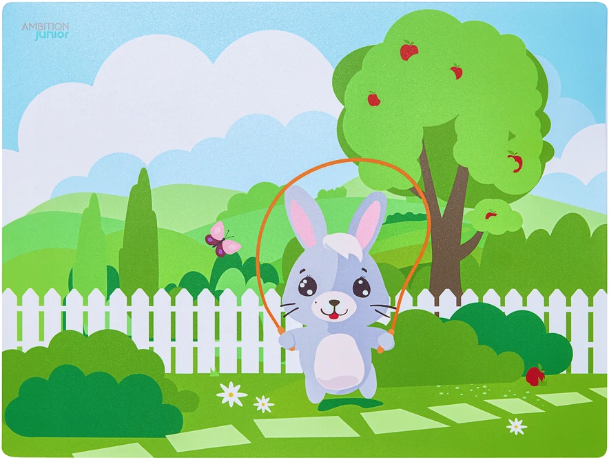 Betty and Bunny stalo kilimėlis 30 x 40 cm šokinėjimo virvė AMBITION JUNIOR