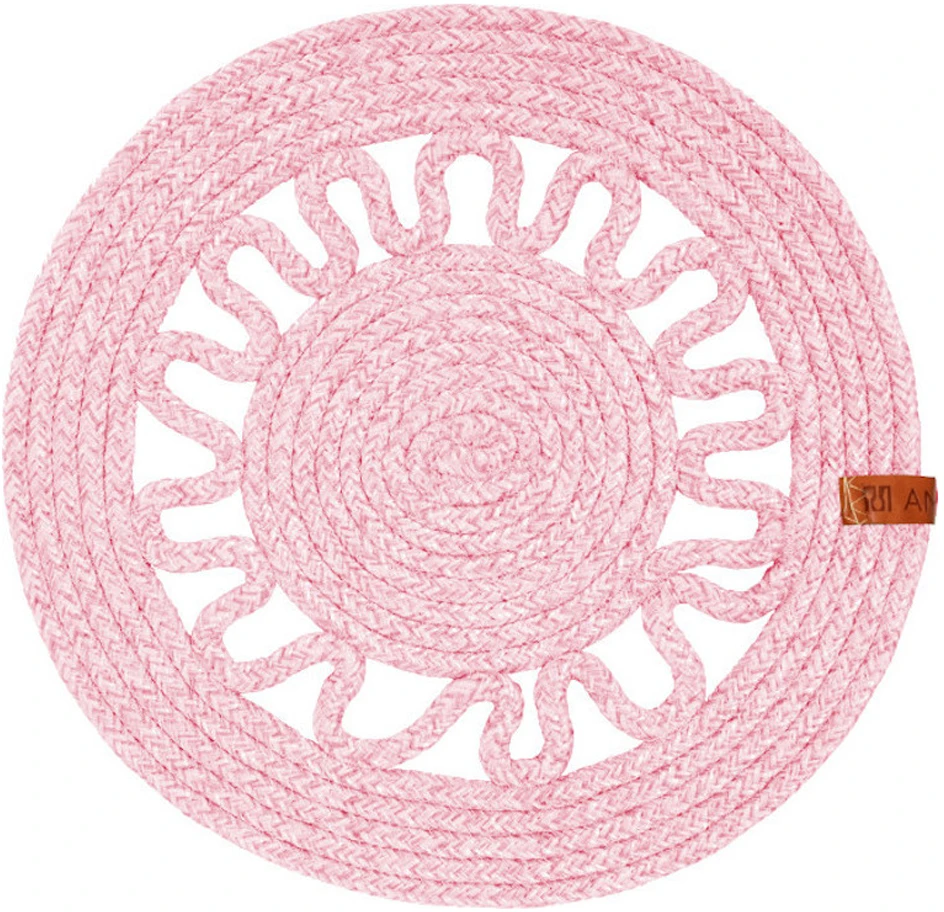 Boho stalo kilimėlis 35 cm rožinis AMBITION