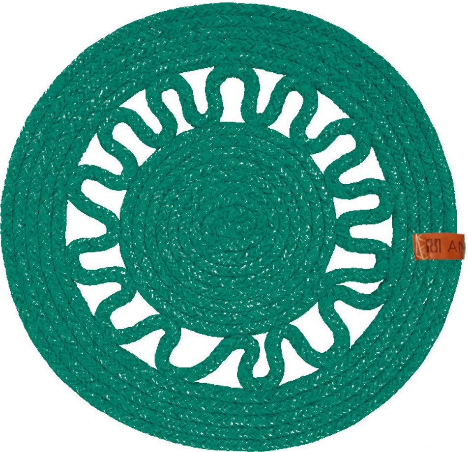 Boho stalo kilimėlis 35 cm žalias AMBITION