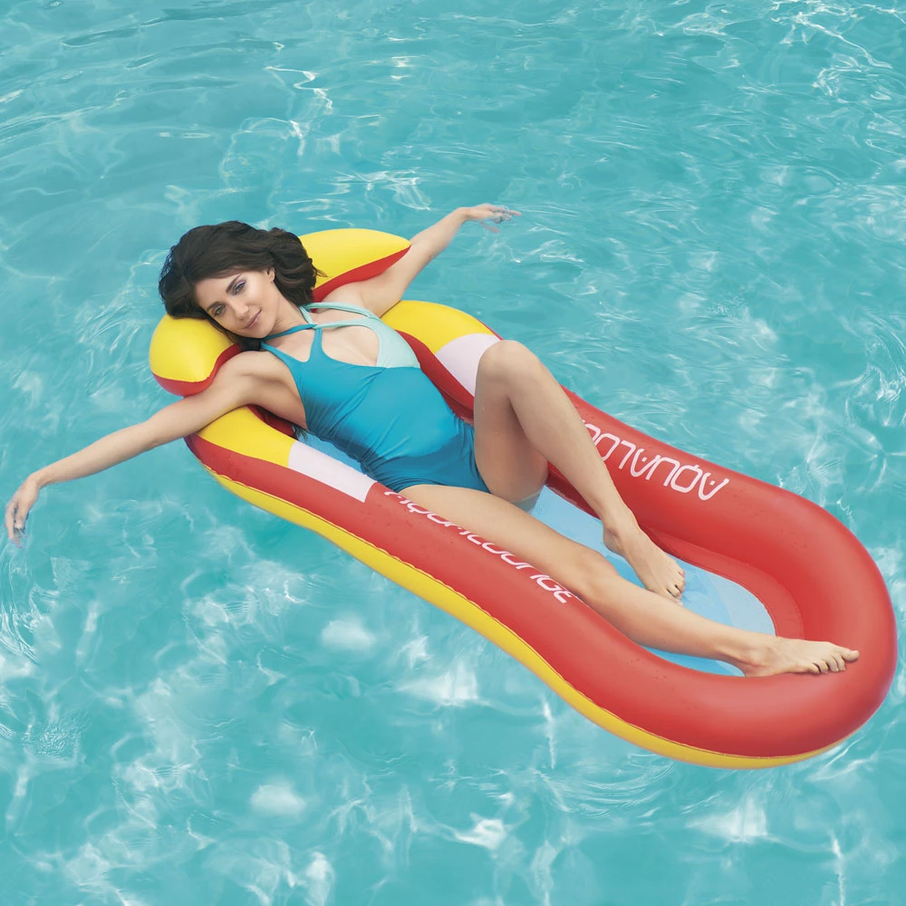 Bestway Inflatable mattress with mesh Vanduo lounger Raudonas 160cm 43103