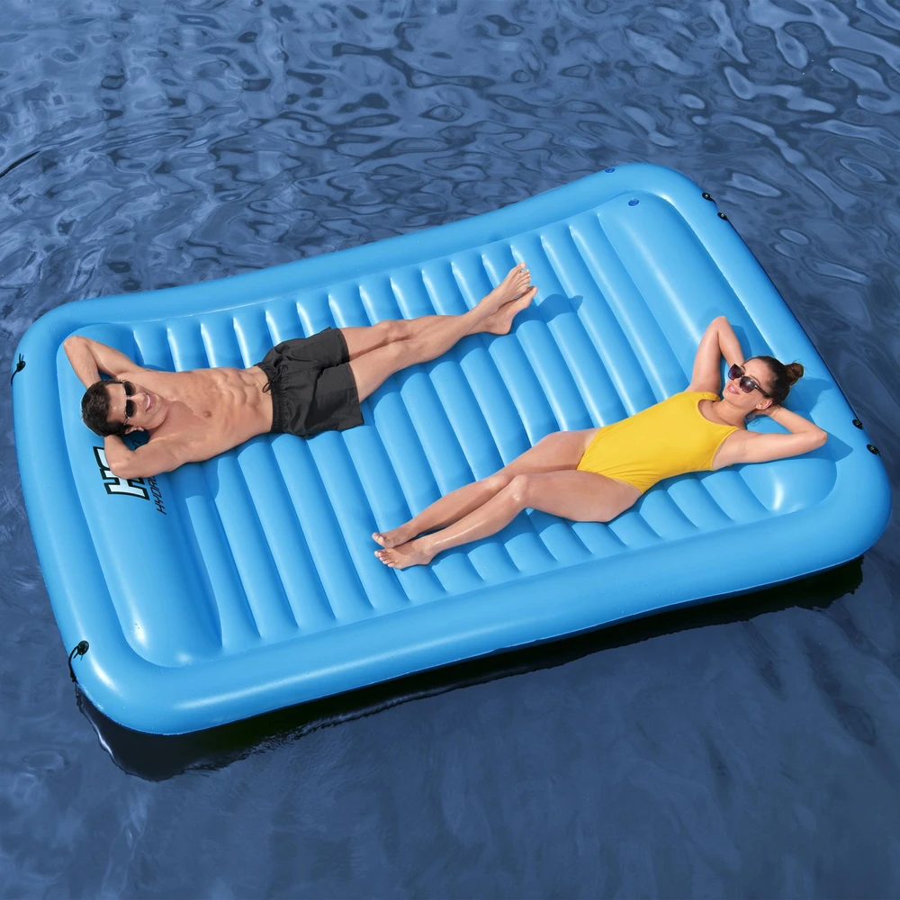 Bestway PLAUKIOJANTI SALA pripučiamas vandens čiužinys 4 asmenims 360 kg 269 x 183 cm 43542