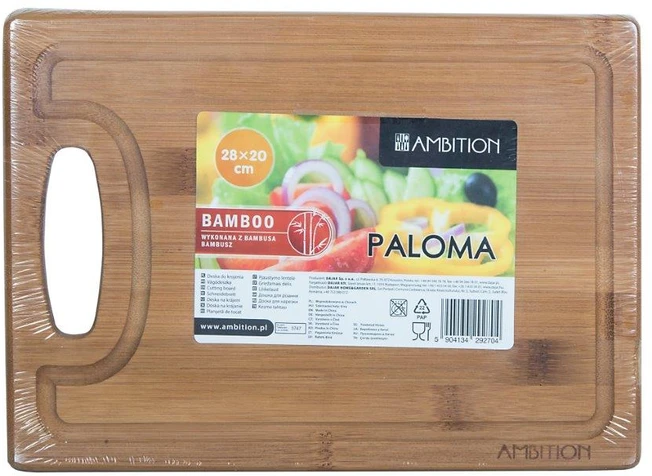 Dajar AMBITION Paloma pjaustymo lentelė iš bambuko su laikikliu (29270)
