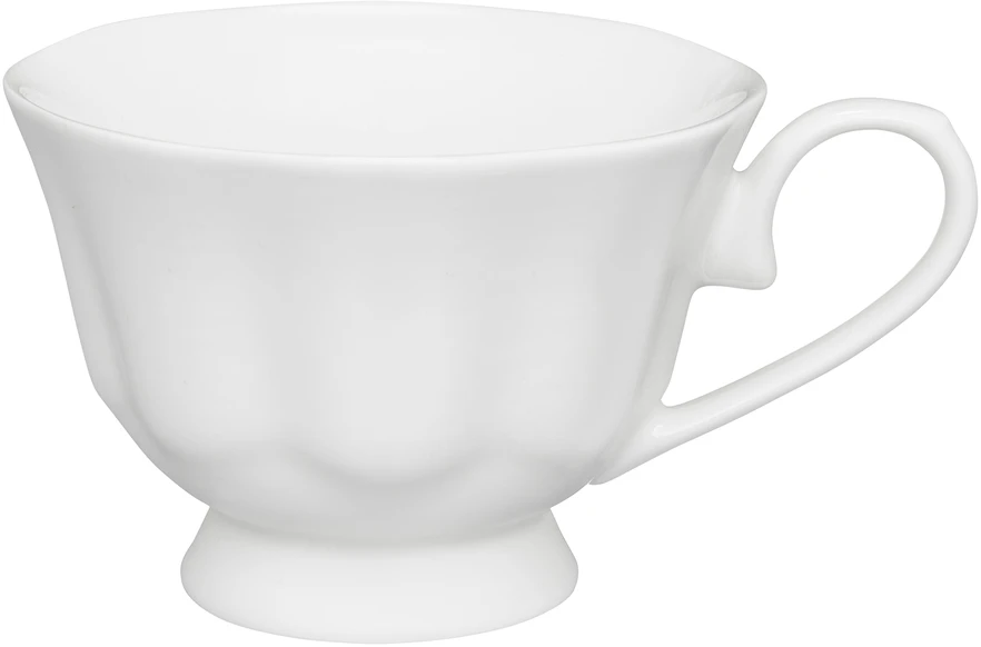 Diana puodelis su kojele, 380 ml, baltas, AMBITION
