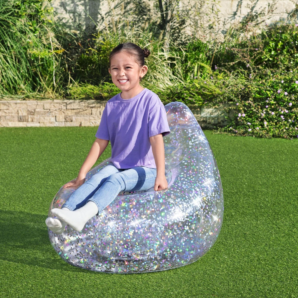 BESTWAY sėdmaišis Glitter Dream, 72cm x 72cm x 64cm, 75105