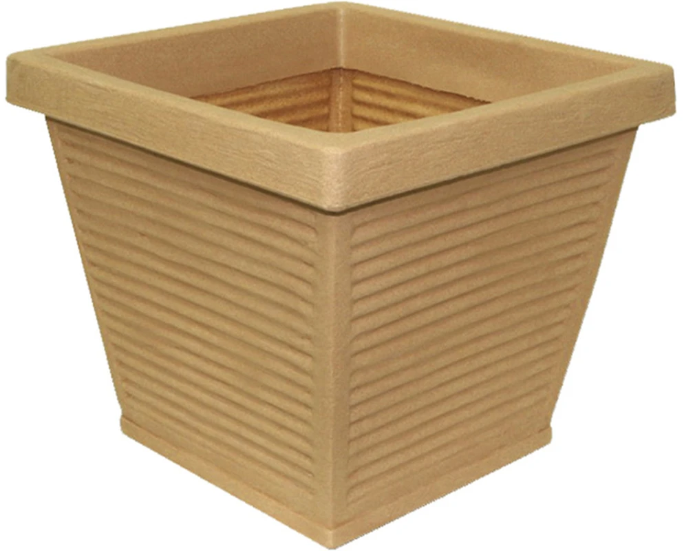 Fokus kvadratinis sodo vazonas 40 x 40 x 33 cm imbiero PATIO