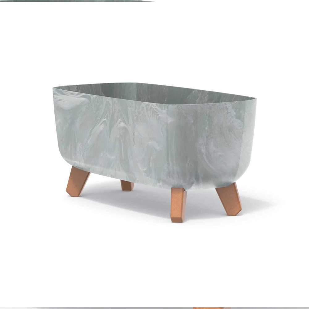 Prosperplast GRACIA CASE BETONAS EFEKTO GĖLIŲ vazonas 39x19,5 cm