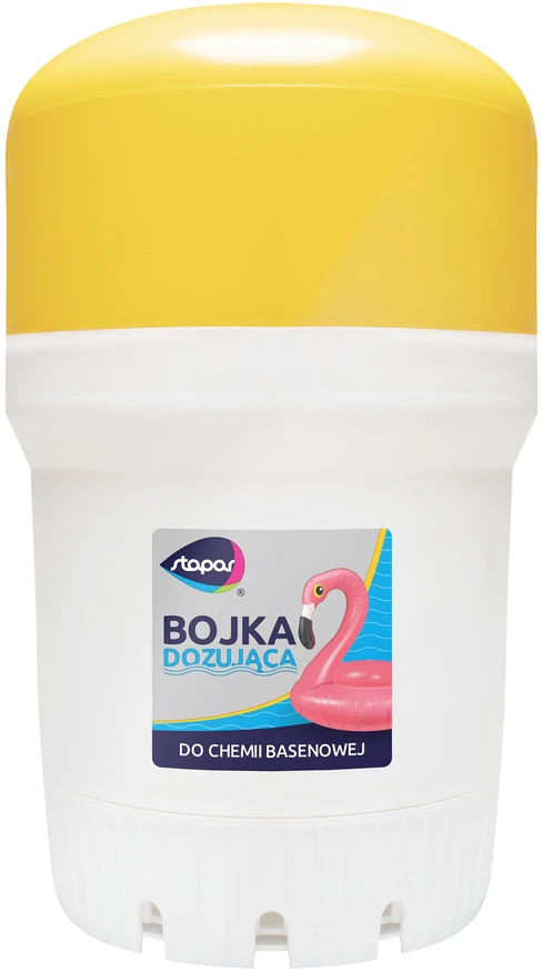Dozavimo plūduras 800g su flamingo etiketės dizainu