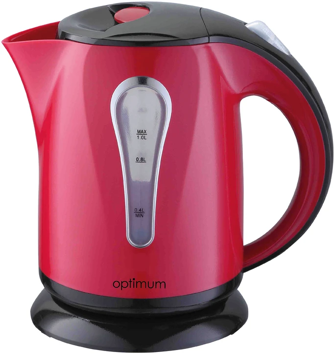 Elektrinis virdulys 1 l CJ-1050 raudona OPTIMUM